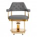 Hairdressing Chair GABBIANO GRANADA GOLD grey